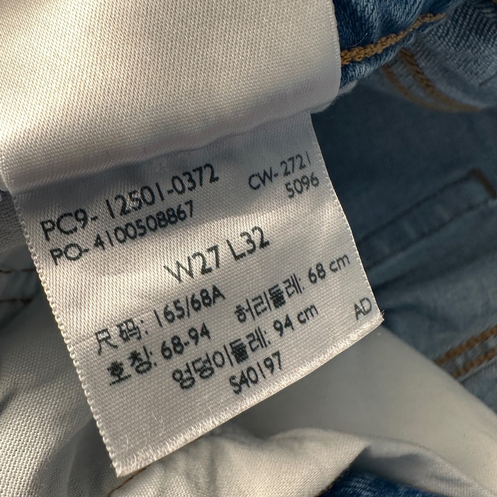 Levi’s 501 Classic Distressed Blue Denim Jeans